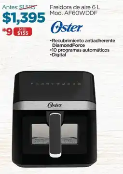 Chedraui Oster freidora de aire oferta