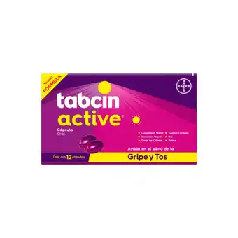 Farmacias Bazar TABCIN ACTIVE 325/10/5/2MG 12 CAPSULAS oferta