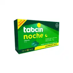 Farmacias Bazar TABCIN NOCHE 325/10/6.25/5MG 12 CAPSULAS oferta