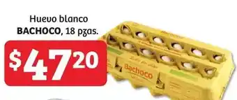 Soriana Híper Bachoco - huevo blanco oferta