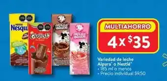 Walmart Alpino - variedad de leche oferta