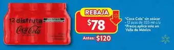 Walmart Coca cola - sin azucar oferta