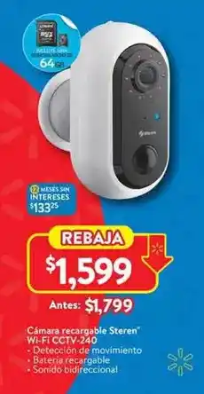 Walmart Reparable steren wi-fi cctv240 oferta