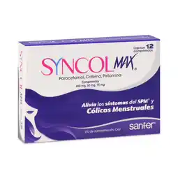 Farmacias YZA Syncol Max 650Mg/60Mg/15Mg 12 Comp oferta