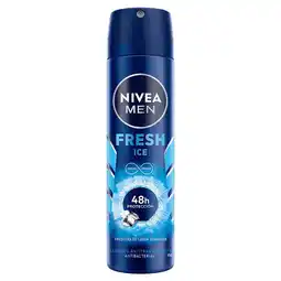 Farmacias YZA NIVEA MEN Desodorante Antibacterial, Fresh Ice spray 150 ml oferta