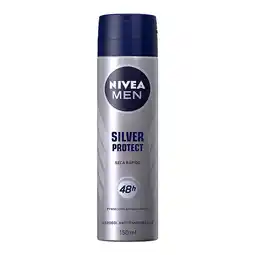 Farmacias YZA NIVEA SILVER AEROSOL CABALLERO 150ML oferta