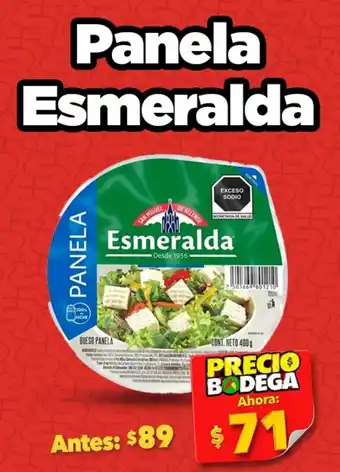 Bodega Aurrerá Panela esmeralda oferta