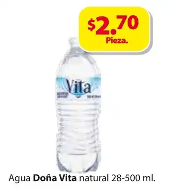 Zorro Doña vita agua natural oferta