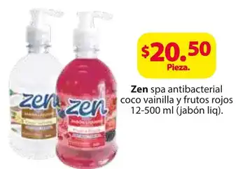 Zorro Zen spa antibacterial coco vainilla y frutos rojos oferta