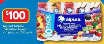 Walmart Alpura yoghurt bebible multisabor oferta