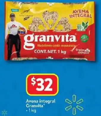 Walmart Granvita Avena integral oferta