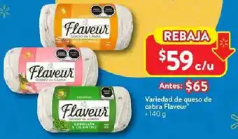 Walmart Flaveur queso de cabra oferta