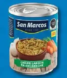 Walmart Chiles largos San Marcos en Chiles largos San Marcos en escabeche - 400 g oferta