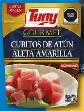 Walmart Cubitos de atún Tuny gourmet aleta amarilla oferta