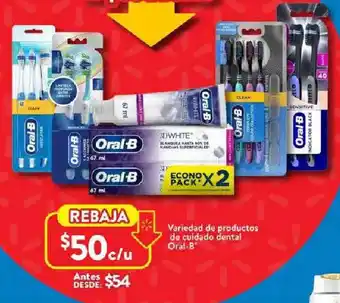 Walmart Oral-B Variedad de productos de cuidado dental oferta