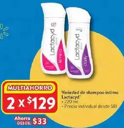 Walmart Lactacyd variedad de shampoo íntimo oferta