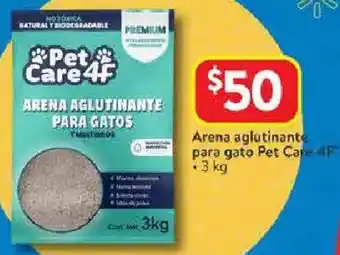 Walmart Pet care 4f arena aglutinante para gato oferta