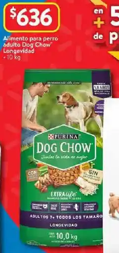 Walmart Dog chow alimento para perro adulto longevidad oferta