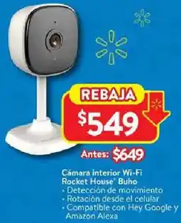 Walmart Rocket house buho cámara interior wi-fi oferta