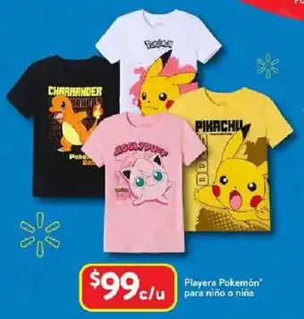 Walmart Pokemon players para niño o niña oferta