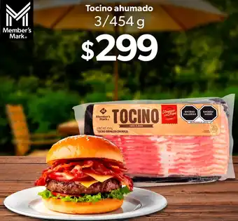 Sam's Club Member's mark tocino ahumado oferta