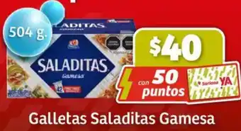 Soriana Mercado Saladitas gamesa galletas oferta