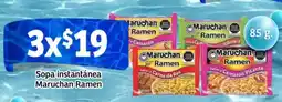 Soriana Mercado Maruchan ramen sopa instantánea oferta