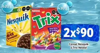 Soriana Mercado Cereal nesquik o trix nestlé oferta