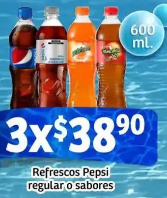 Soriana Mercado Pepsi refrescos regular o sabores oferta