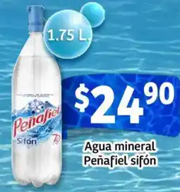 Soriana Mercado Peñafiel sifón agua mineral oferta