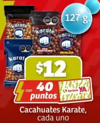 Soriana Mercado Karate cacahuates oferta