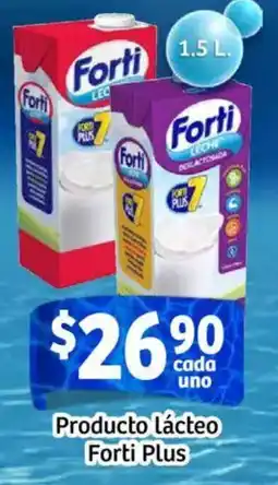 Soriana Mercado Forti plus producto lácteo oferta