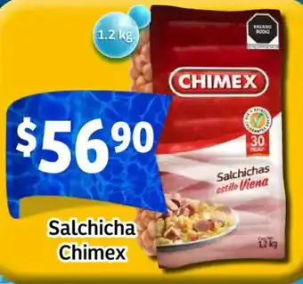 Soriana Mercado Chimex salchicha oferta