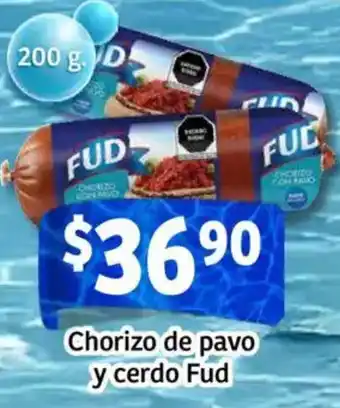 Soriana Mercado Fud chorizo de pavo y cerdo oferta