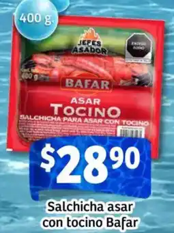 Soriana Mercado Bafar salchicha asar con tocino oferta