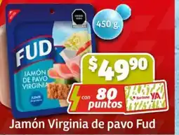 Soriana Mercado Fud jamón virginia de pavo oferta