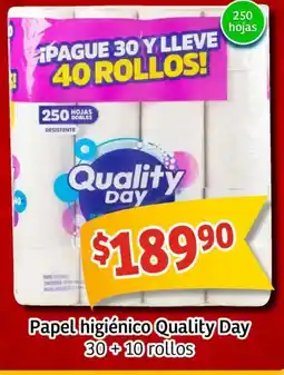 Soriana Mercado Quality day papel higiênico oferta