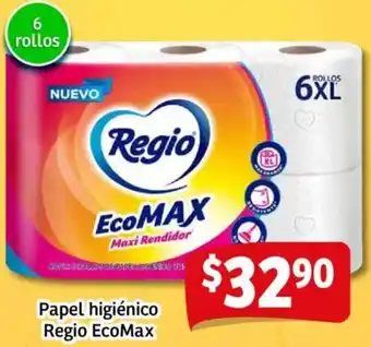 Soriana Mercado Regio ecomax papel higiénico oferta