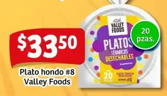 Soriana Mercado Valley foods plato hondo #8 oferta