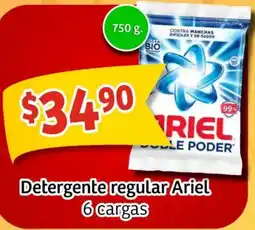 Soriana Mercado Ariel detergente regular oferta