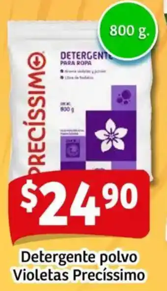 Soriana Mercado Violetas precíssimo detergente polvo oferta