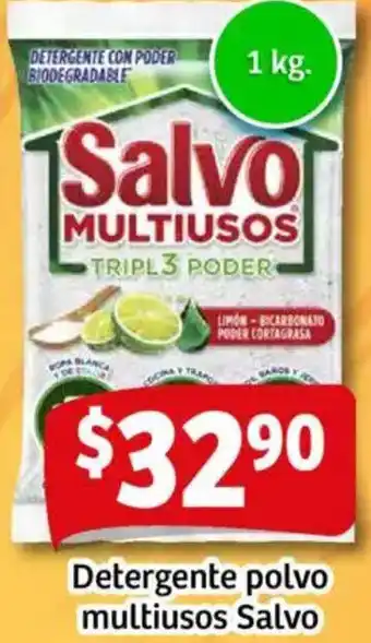 Soriana Mercado Salvo detergente polvo multiusos oferta