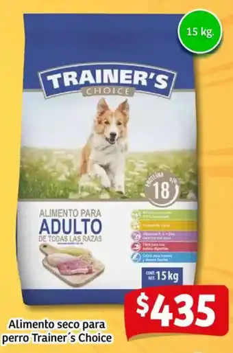 Soriana Mercado Trainer's choice alimento seco para perro oferta