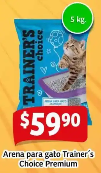 Soriana Mercado Trainer's choice premium arena para gato oferta