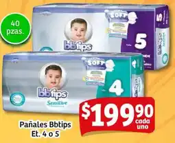 Soriana Mercado Bbtips pañales oferta