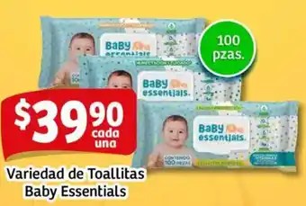 Soriana Mercado Baby essentials variedad de toallitas oferta