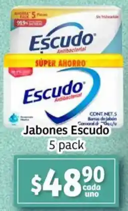 Soriana Mercado Escudo jabones oferta