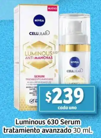 Soriana Mercado Nivea luminous 630 serum tratamiento avanzado oferta