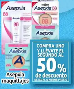 Soriana Mercado Asepxia maquillajes oferta