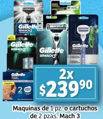 Soriana Mercado Gillette maquinas oferta